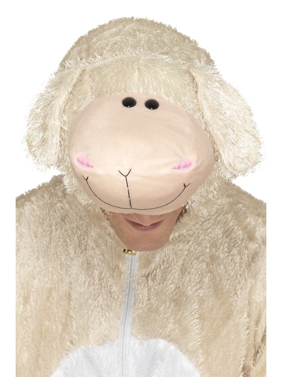 Ewe BIGGYMONKEY™ mascot costume, lamb costume Sizes L (175-180CM)